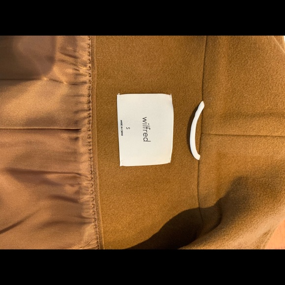 Aritzia Wilfred Cocoon Coat Long - Cigar - Picture 9 of 12